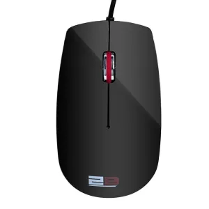 2B MO16R Wired Mouse 1200Dpi - Red