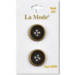 3/4" Gold Buttons | LaMode