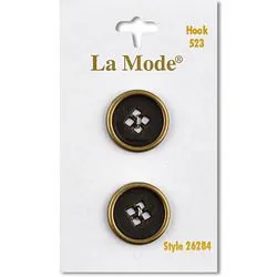 3/4" Gold Buttons | LaMode