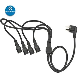 4 in 1 AC Power Cable With 4 Ports Converter Power Cable