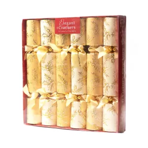 6pcs 12" Luxury Gold crackers