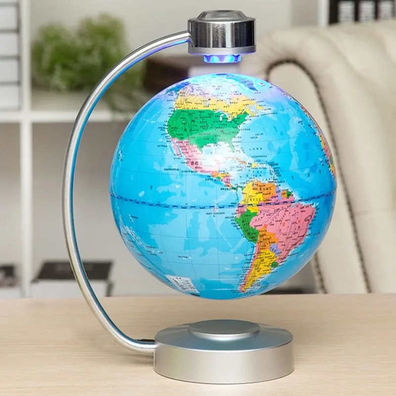 8 inch globe magnetic suspension office decoration company gift novelty creative birthday gift