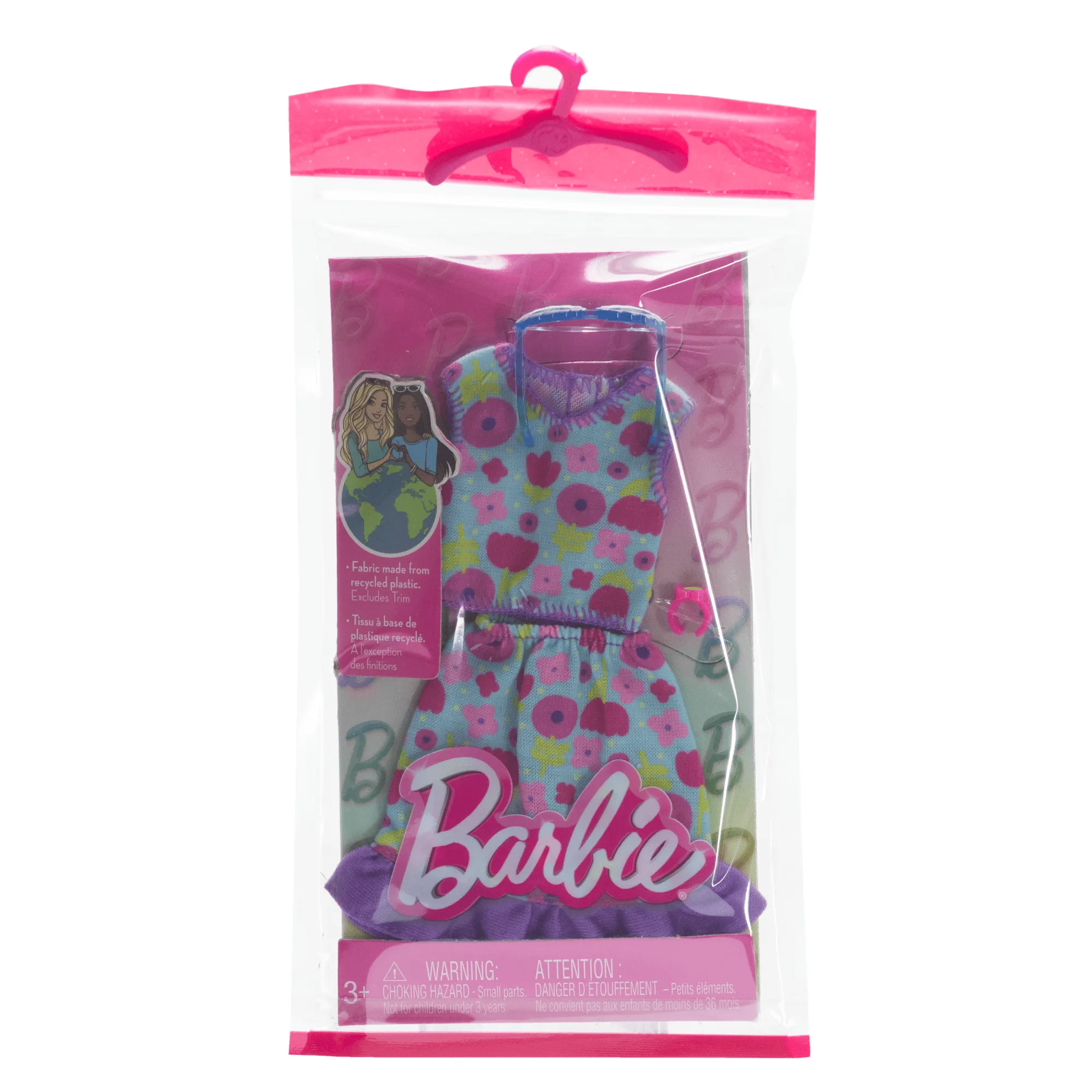 Barbie Doll Clothing, Fashion Pack With Floral Top, Skirt & Accessories (1 Outfit)