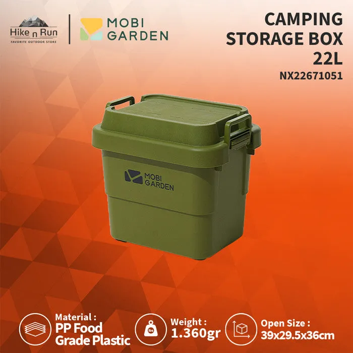 Box Penyimpanan Mobi Garden NX22671051 Camping Storage Box 22L