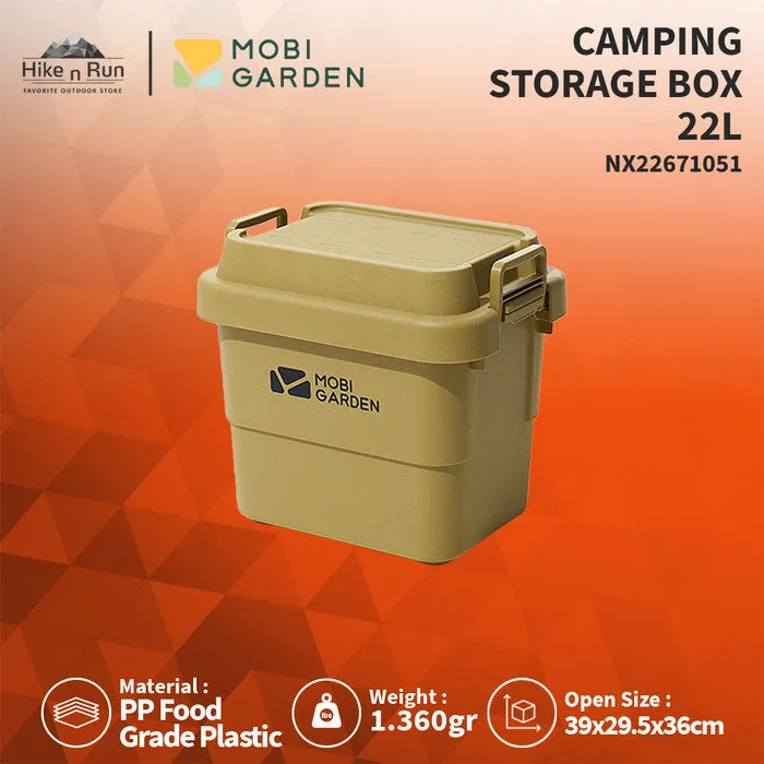 Box Penyimpanan Mobi Garden NX22671051 Camping Storage Box 22L