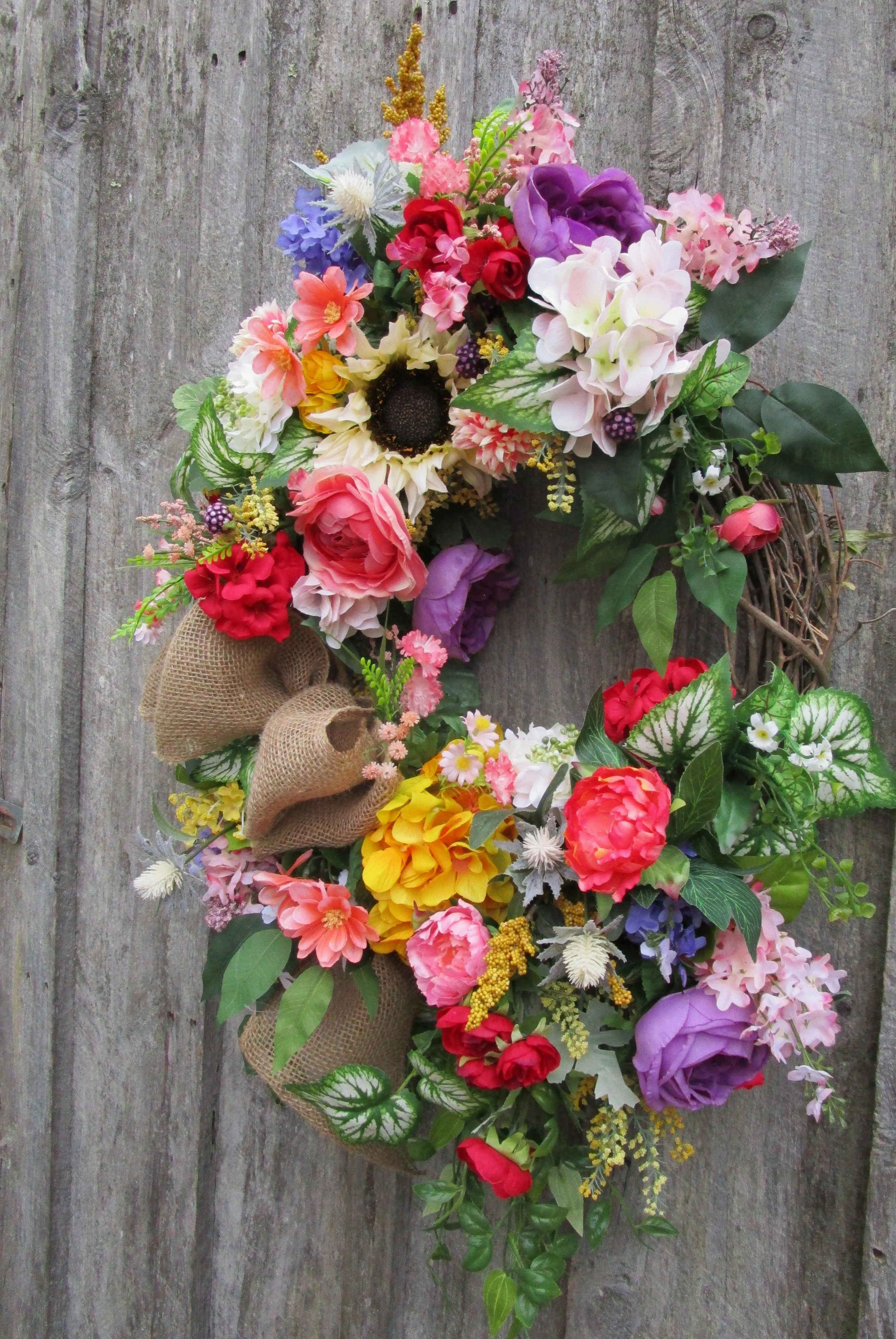 Cambridge Garden Wreath