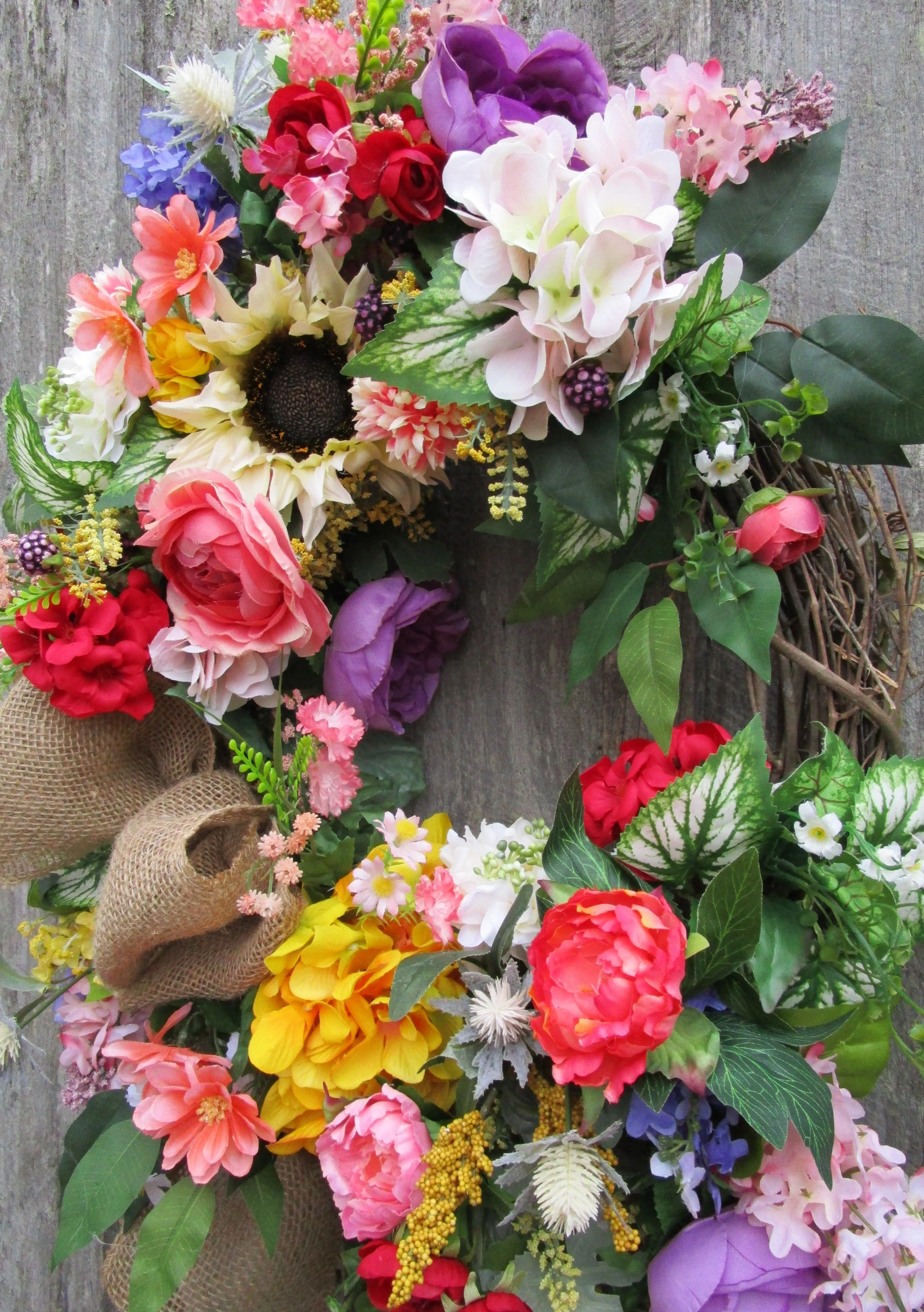 Cambridge Garden Wreath