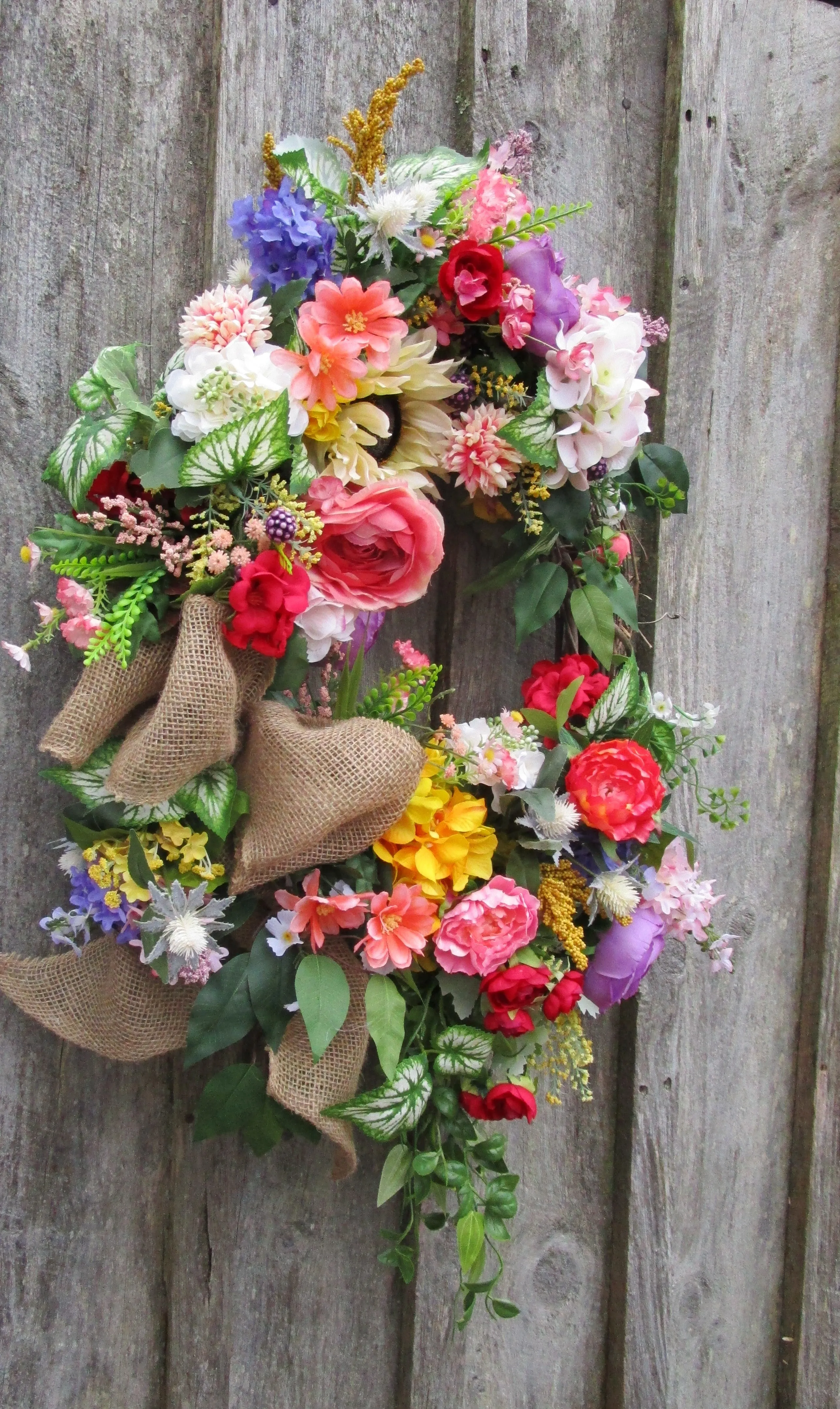 Cambridge Garden Wreath