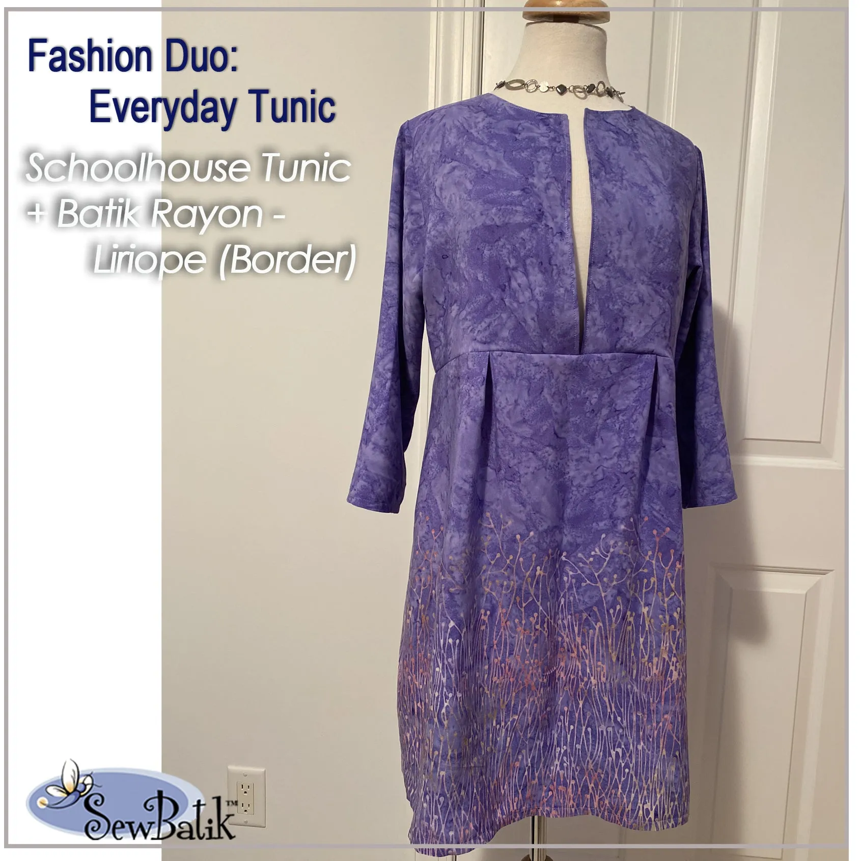 Fashion Duo: Batik Rayon   Schoolhouse Tunic