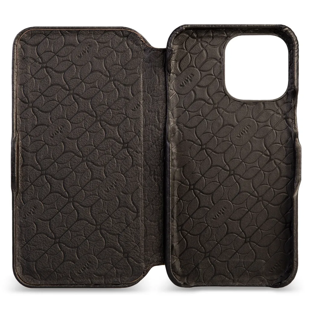 Folio iPhone 14 Pro Max leather case