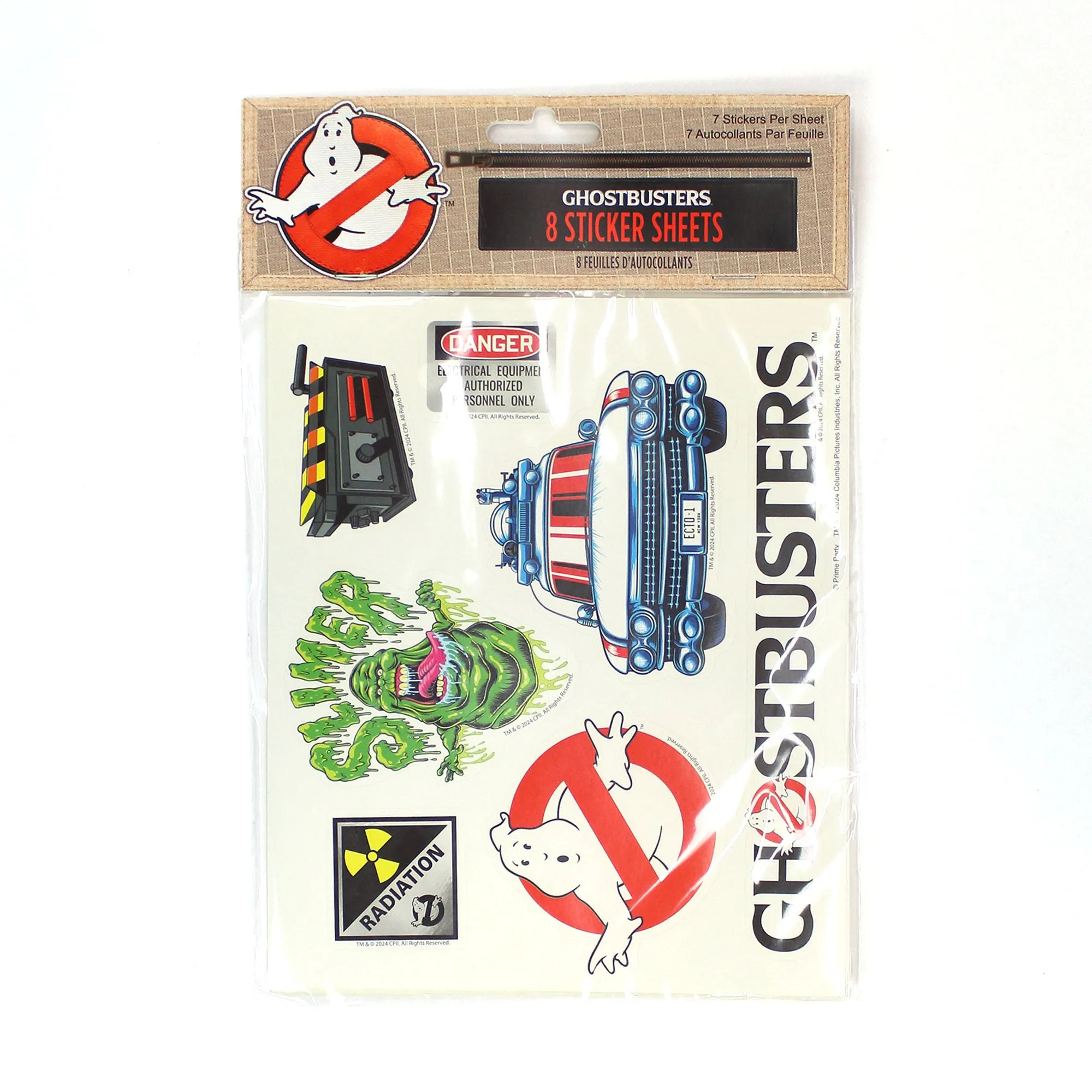 Ghostbusters Sticker Sheets (Set of 8)