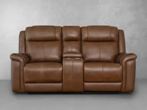 Gilmore Leather Manual Reclining Loveseat