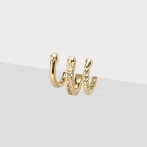 Gold Ear Cuff Set