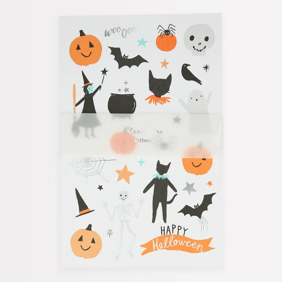 Happy Halloween Tattoo Sheet