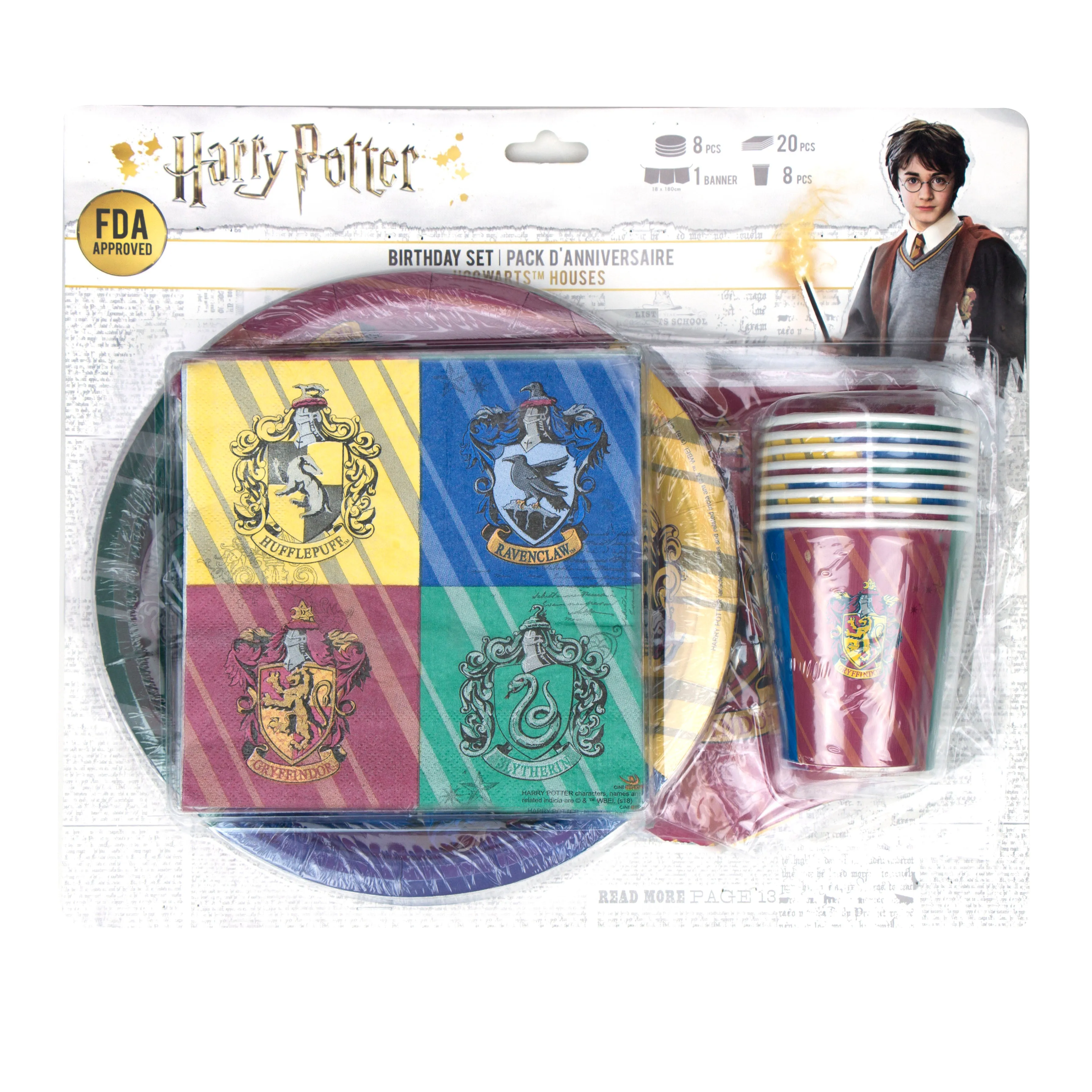 *Hogwarts Houses Birthday Party Set