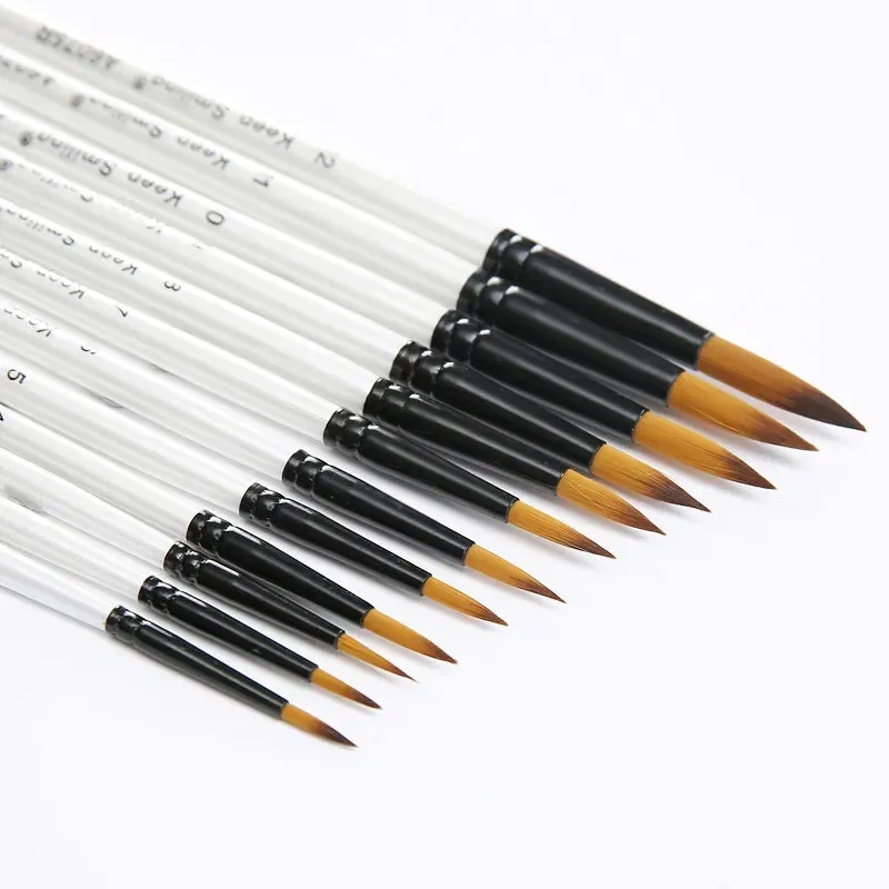 Keep Smile  Paint Brushes - Set of 12