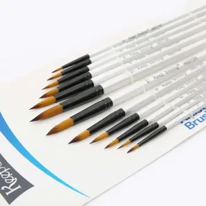 Keep Smile  Paint Brushes - Set of 12