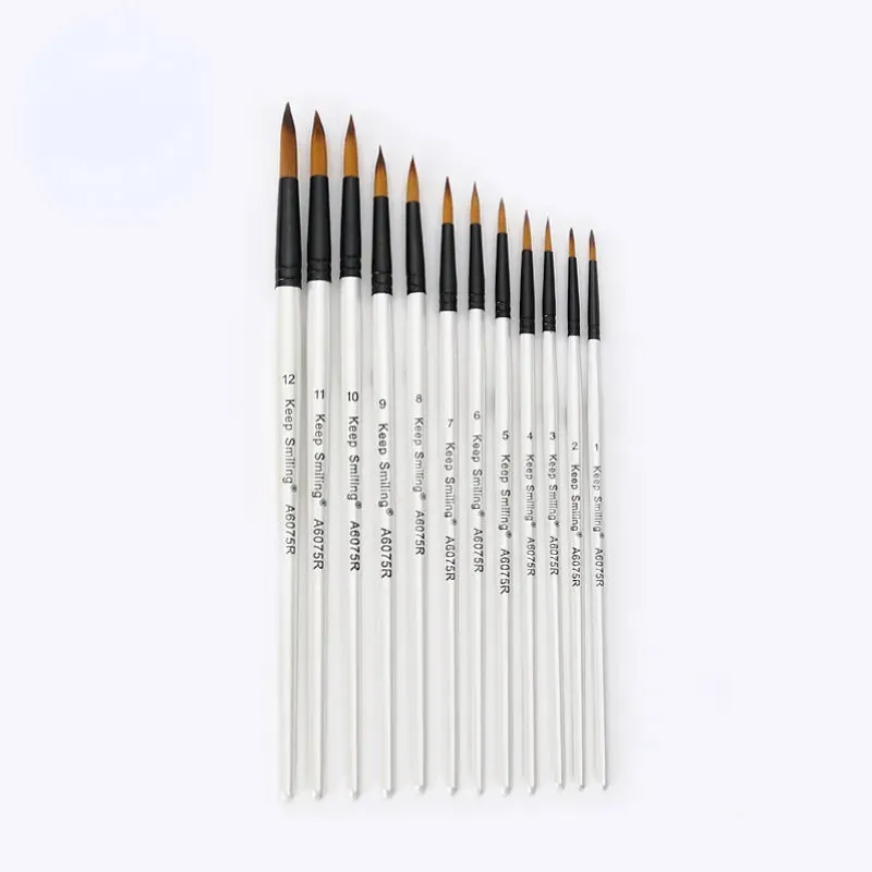 Keep Smile  Paint Brushes - Set of 12