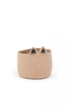 Kitty Pasu Felt Basket by Muskhane