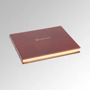 LEATHER GUEST BOOK