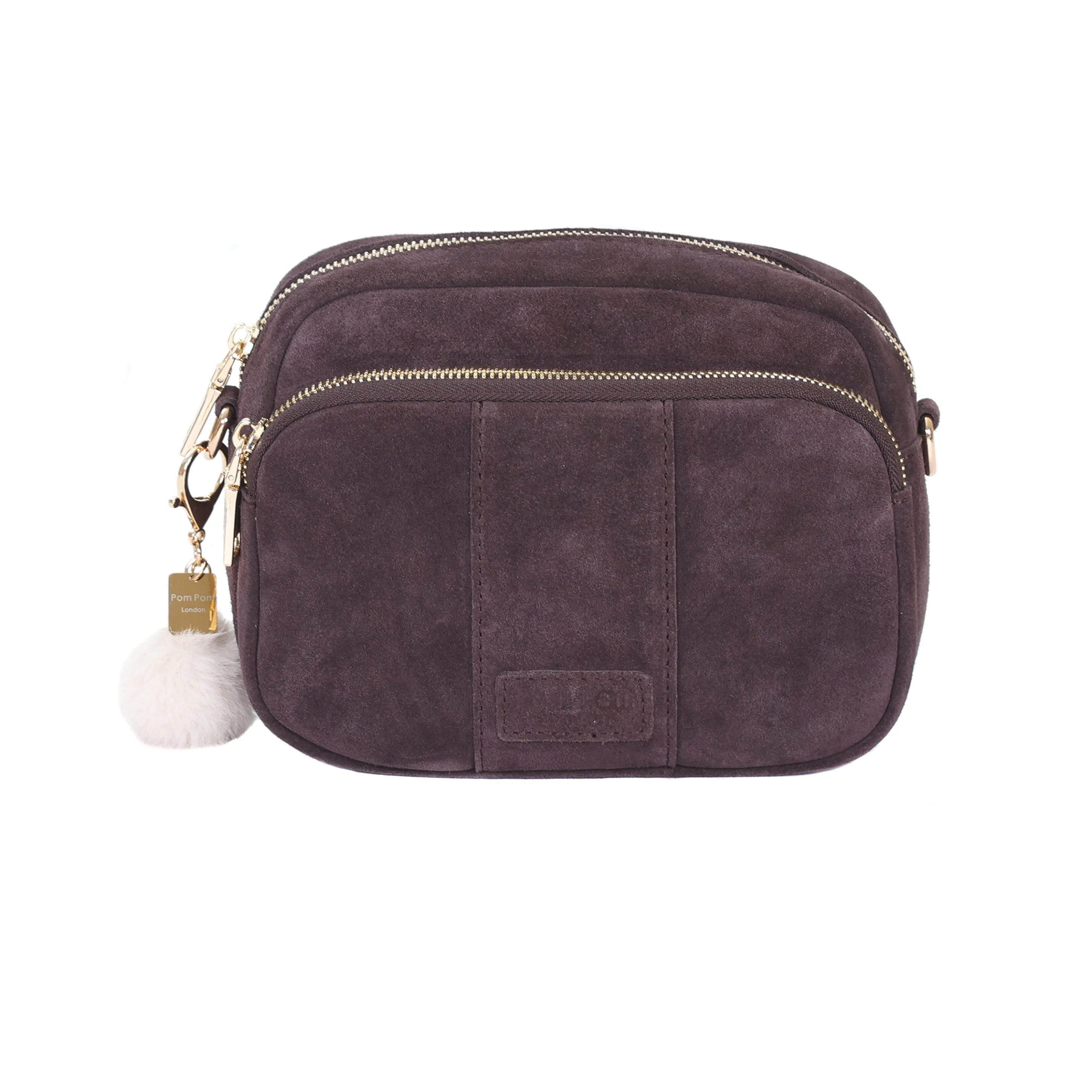 Mayfair Suede Bag Chocolate Plum