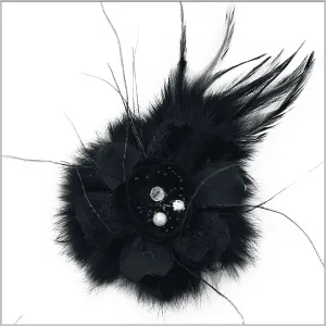 Men's Fashion Lapel Flower Flower3 Black