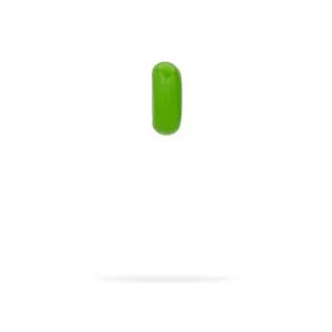 Neon Green Enamel Big Bead