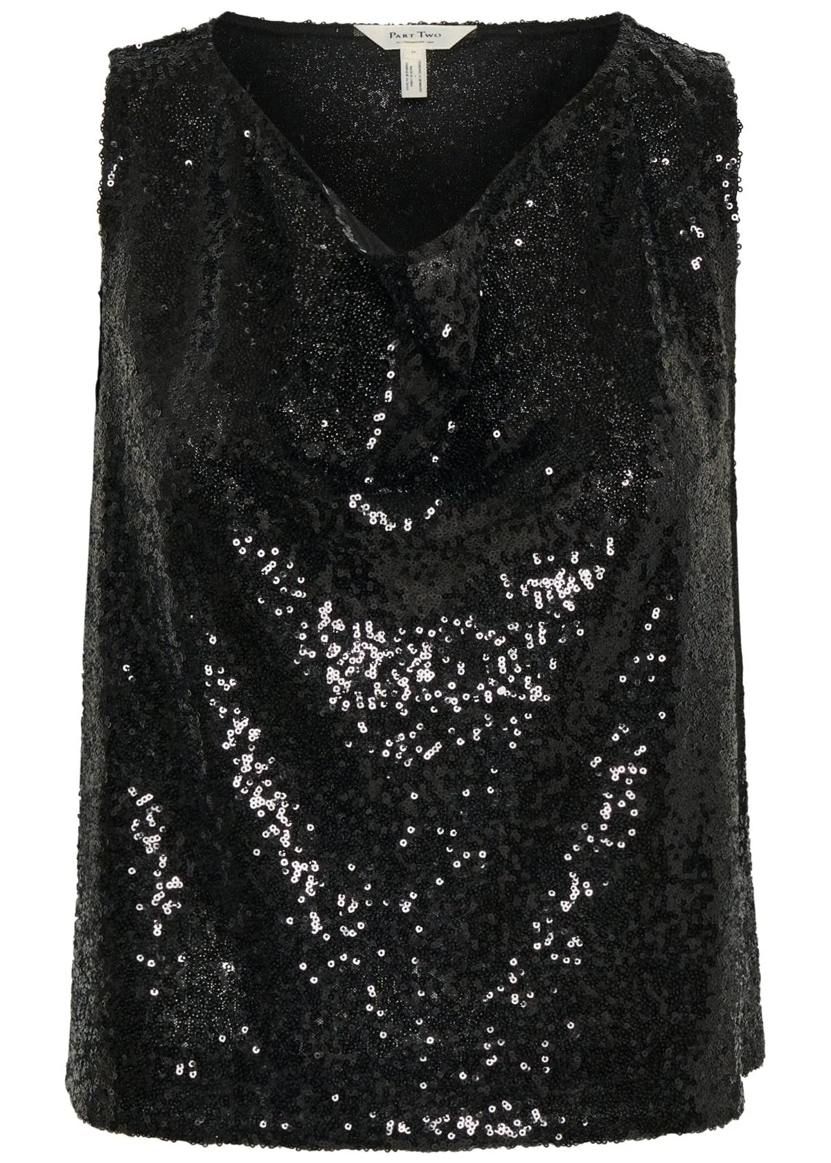 Part Two -Malikka Sequin Top