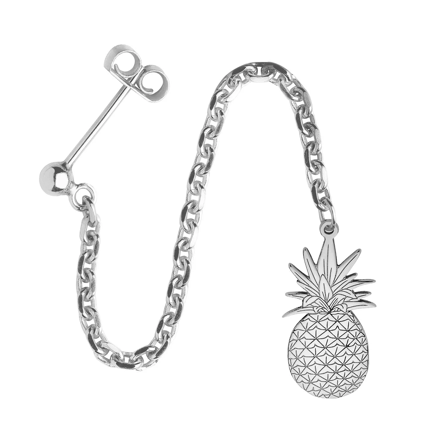 Pineapple Single Earring