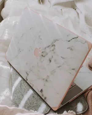 Pink and White Marble Case   Accessories Bundle