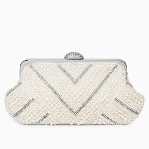 Pristine Pearl Clutch Bag