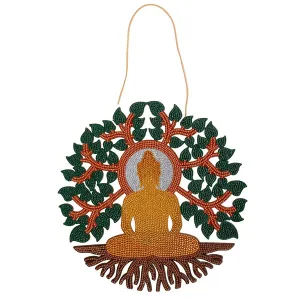 "Buddha Dreams" Crystal Art Hanging Decoration 30x30cm