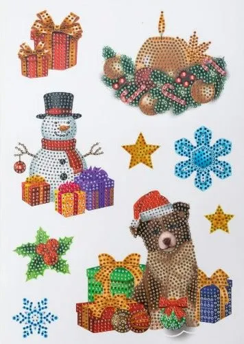 "Christmas" Crystal Art Wall Stickers