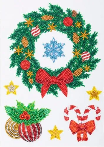 "Christmas" Crystal Art Wall Stickers