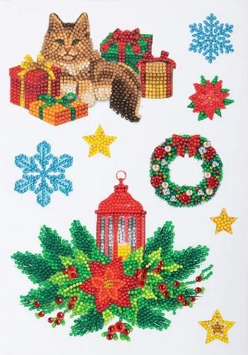 "Christmas" Crystal Art Wall Stickers