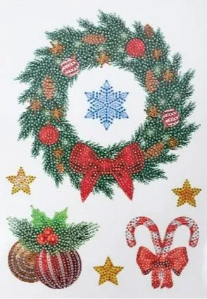 "Christmas" Crystal Art Wall Stickers