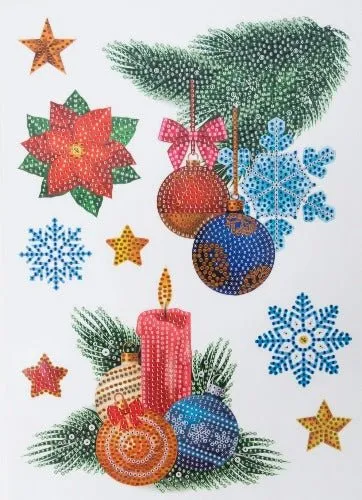 "Christmas" Crystal Art Wall Stickers