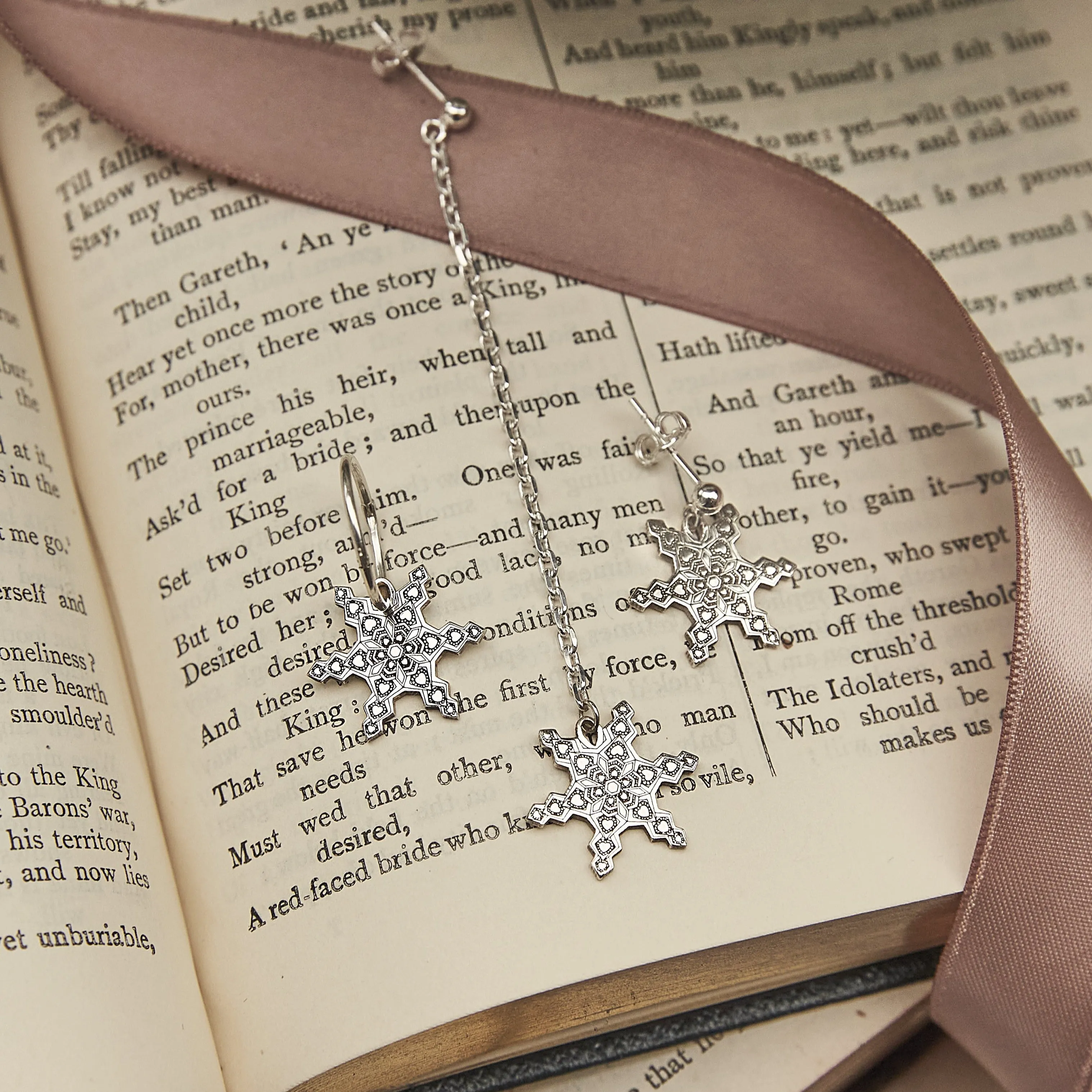 Snowflake Single Earring