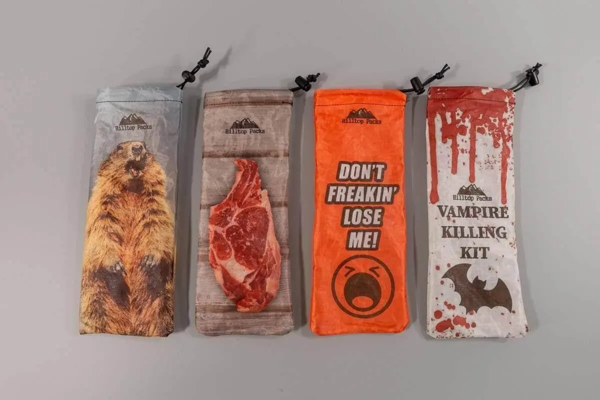 Tent Stake Stuff Sacks (Funny Prints)