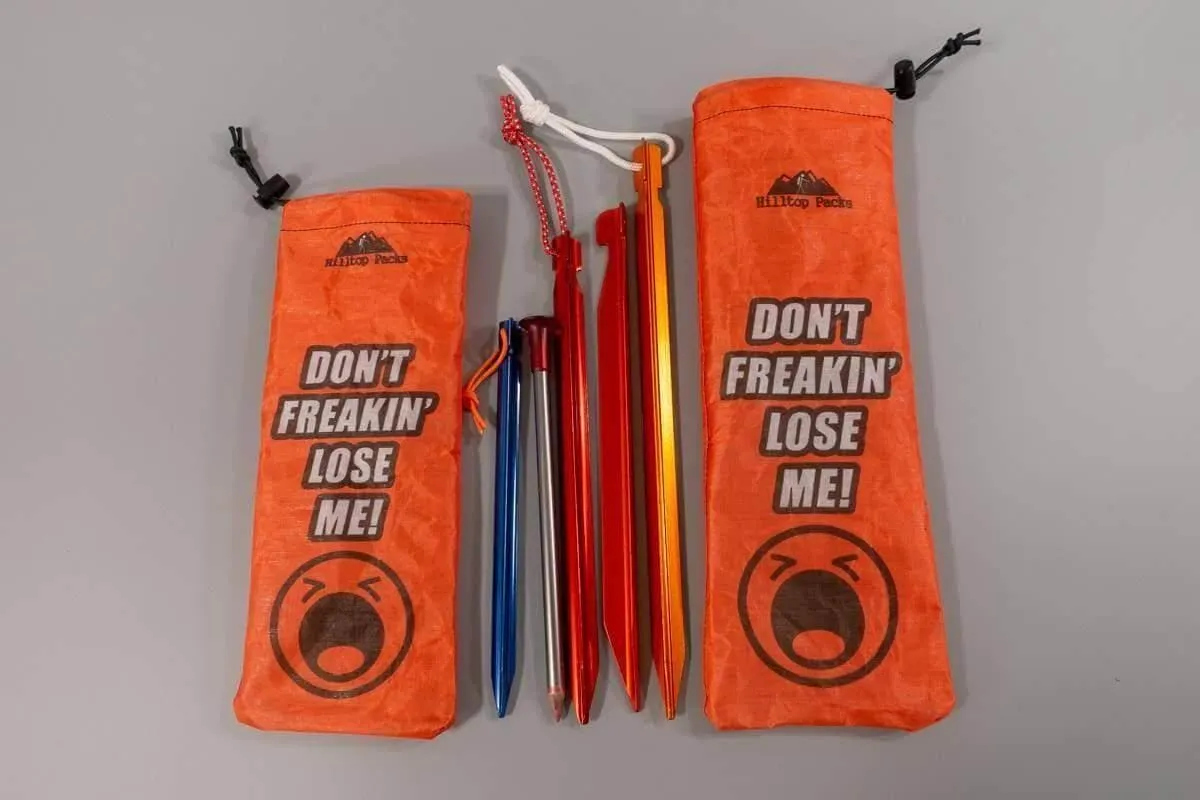 Tent Stake Stuff Sacks (Funny Prints)