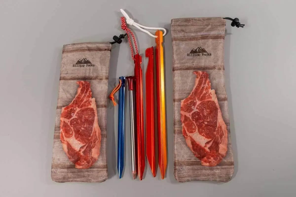 Tent Stake Stuff Sacks (Funny Prints)