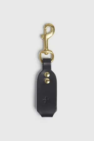 THE WARDEN KEYRING / LEATHER FLINT