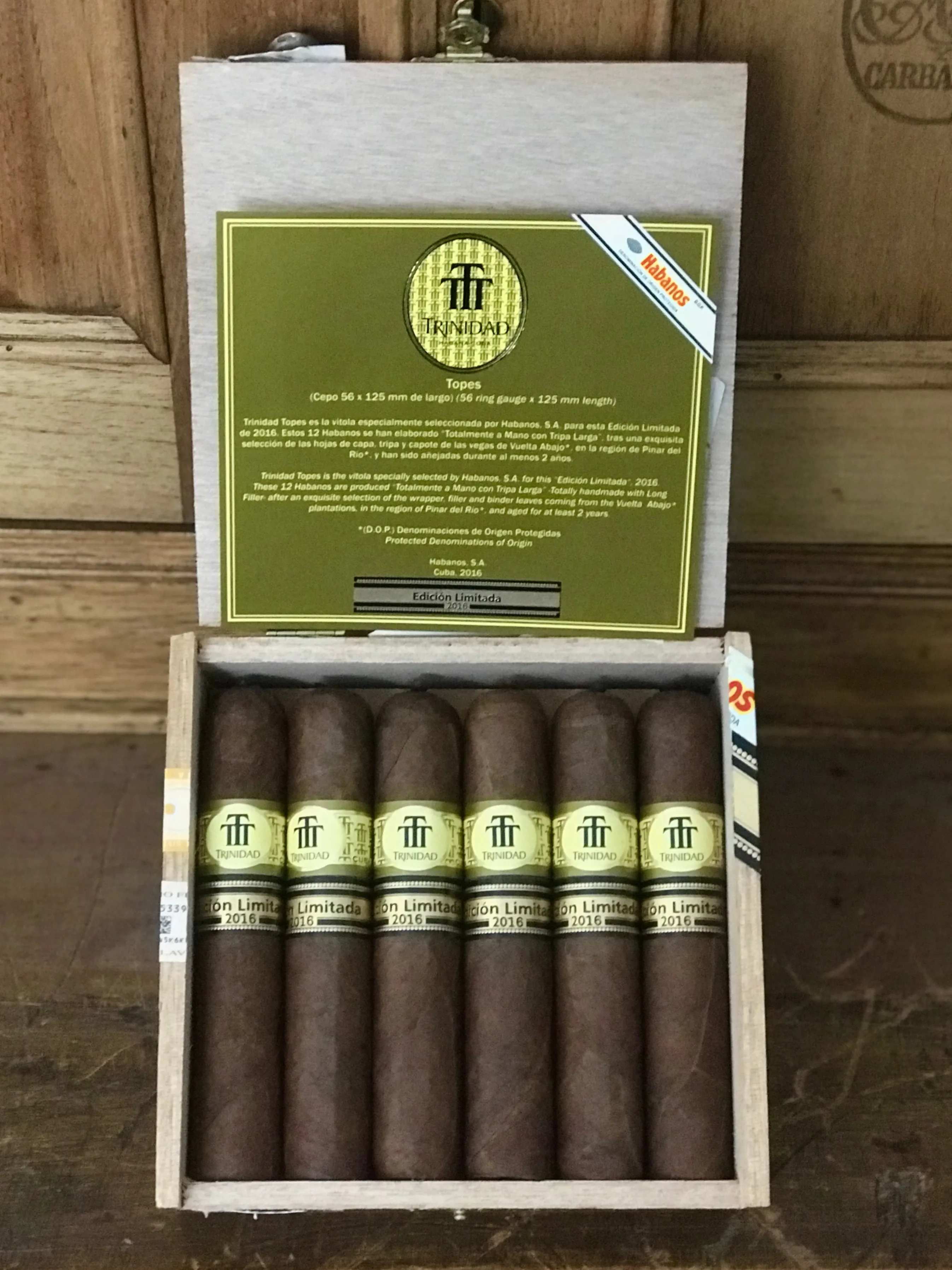 Trinidad Topes Edición Limitada 2016 Cigar